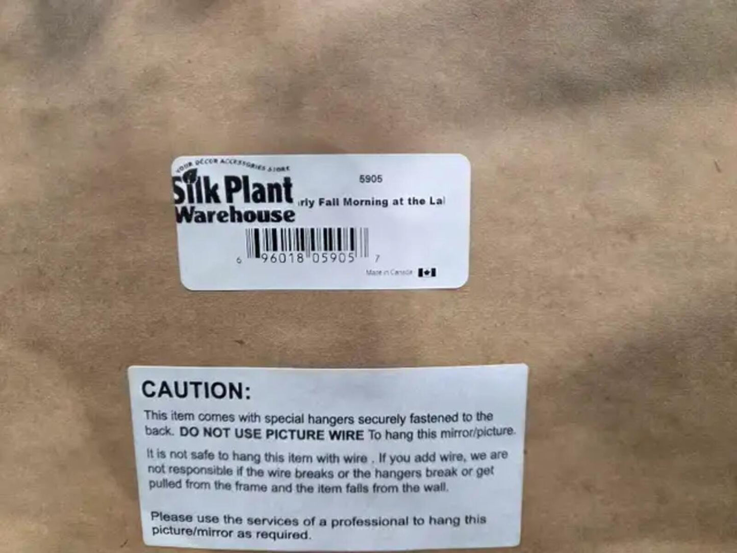 Silk Plant Warehouse Ripple Effect Print