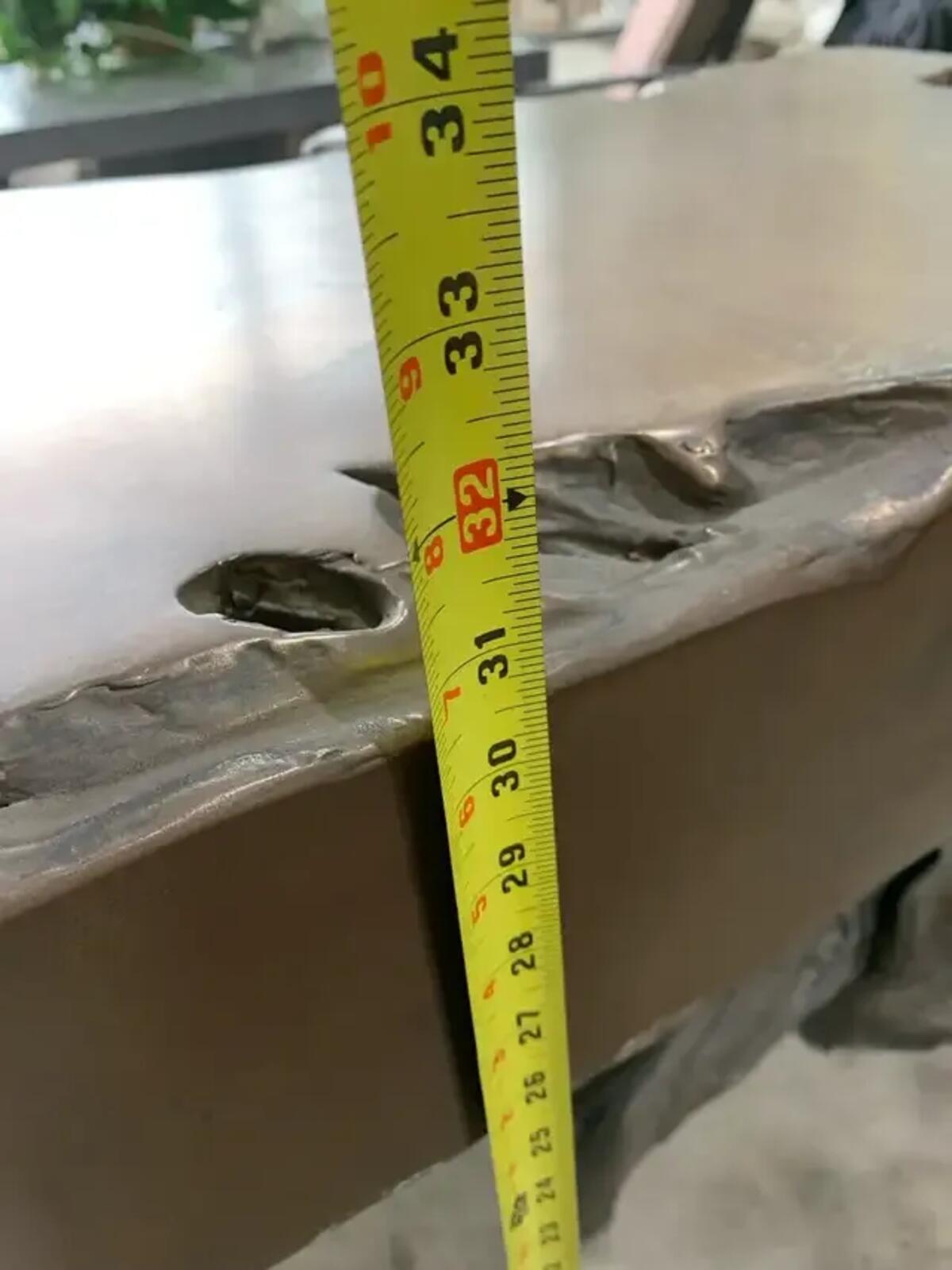 Live Edge Effect ResignConsole Table