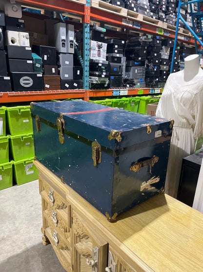 Vintage Langmuir made in Canada storage trunk