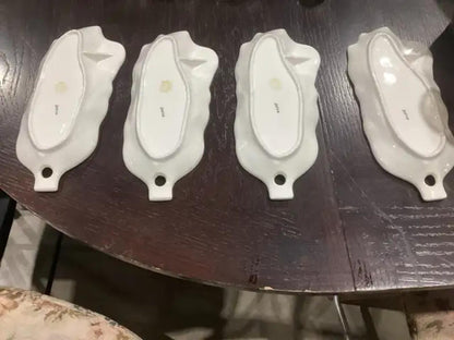 Ceramic Corn on the Cob Dishes - Set of 4