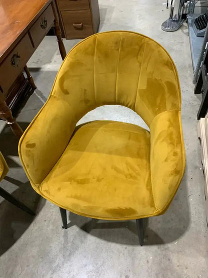 Mustard MCM Style Chair - Set of 4