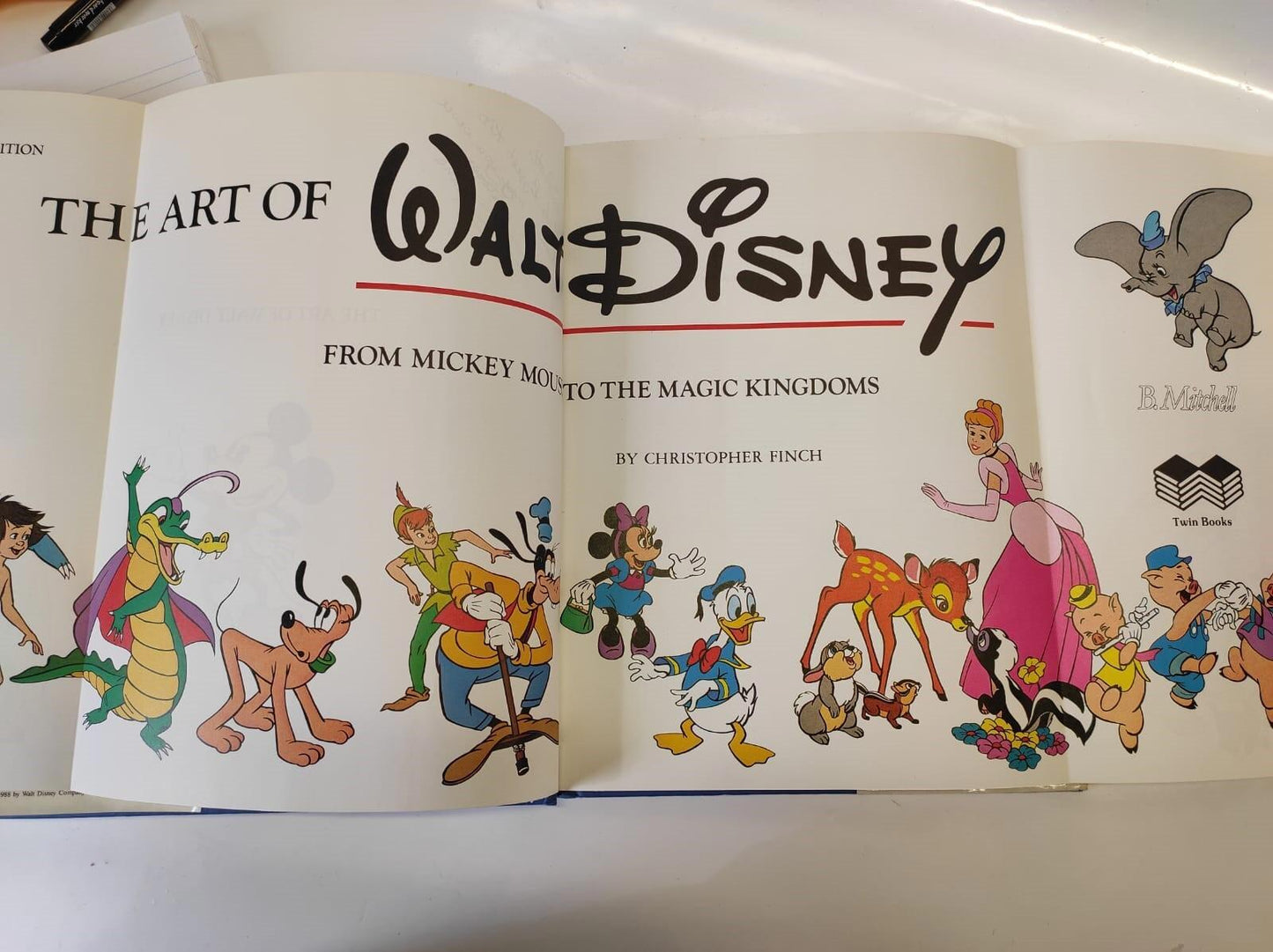 The Art of Walt Disney by Christopher Finch- New Concise edition