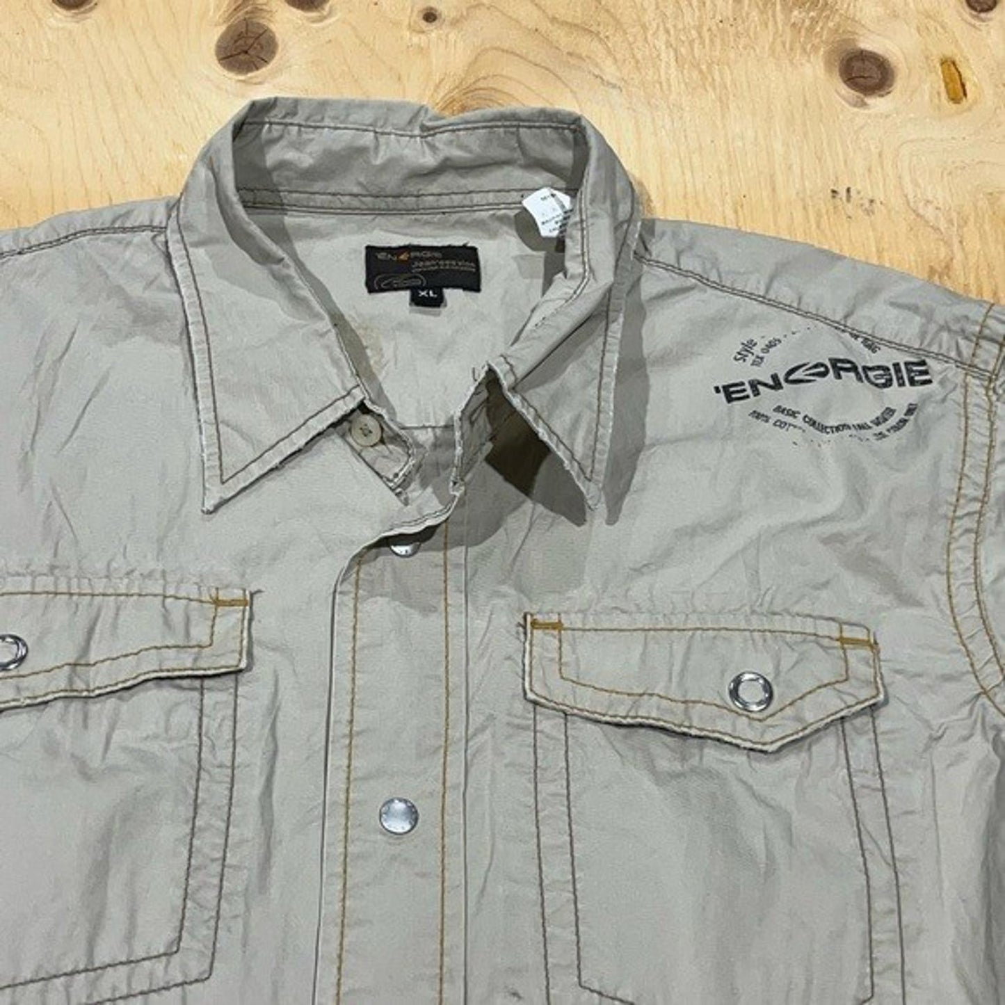 NWT Energie Beige Overshirt (Size XL)