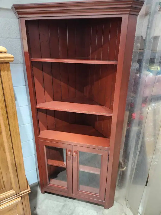 Pine Wood Corner Display Unit