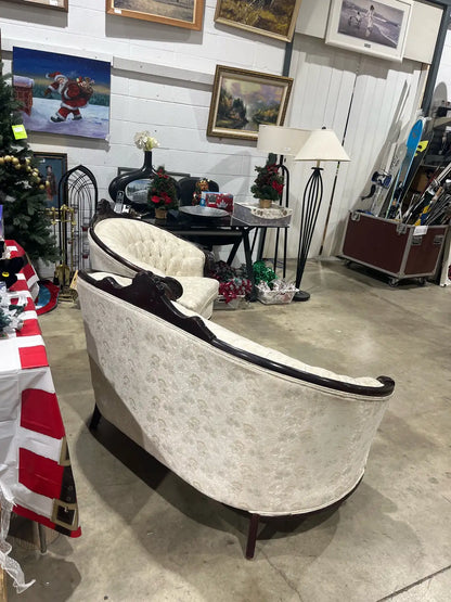 Vintage Loveseat and Chair