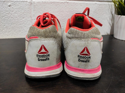 Reebok Crossfit Nano Speed Cherry Mesh Red Grey Training Shoe Men's 8.5