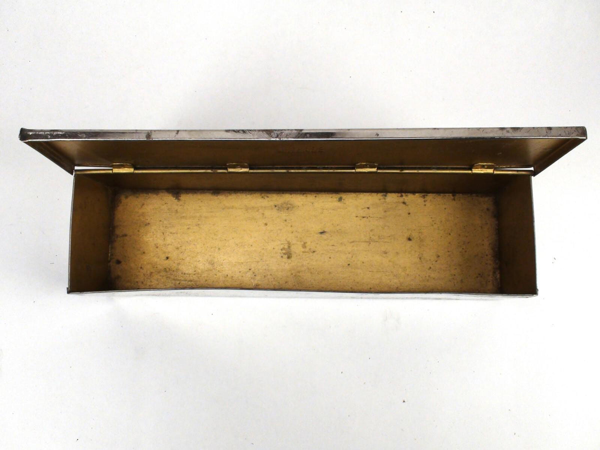 Antique Vintage Thermos Box, Metal 35cm