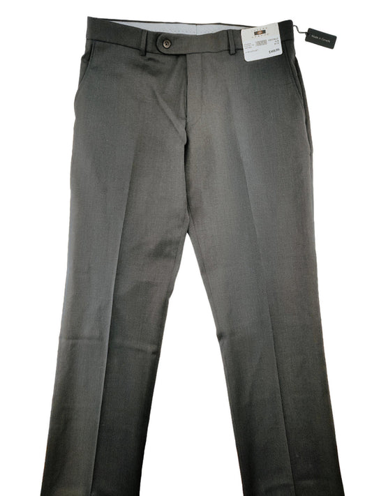 NWT Joseph Abboud Wool Blue Unhemmed Trousers Men's Size 34
