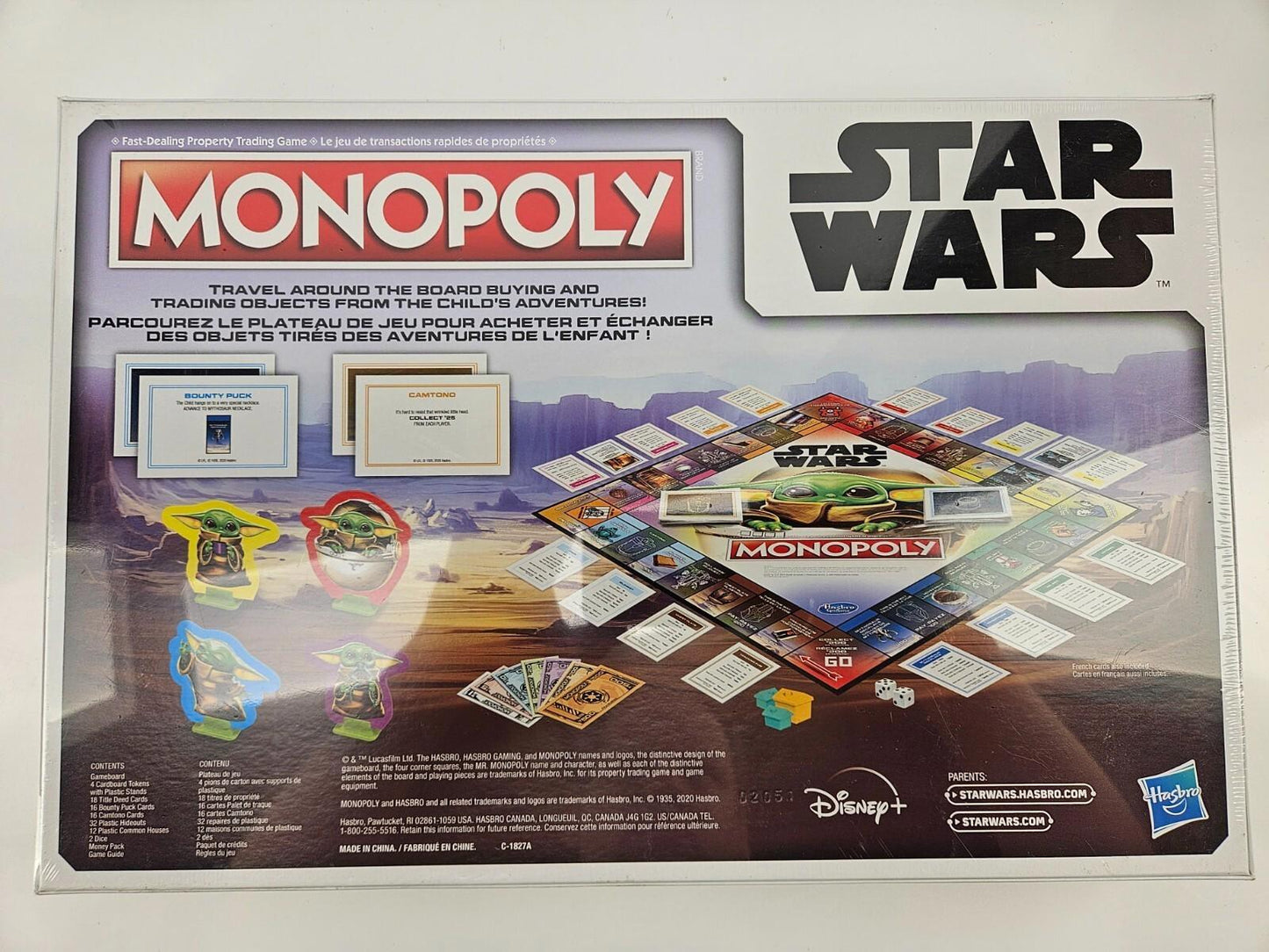 Monopoly STAR WARS MANDALORIAN Board Game (2-4 Players, Hasbro, 2020)