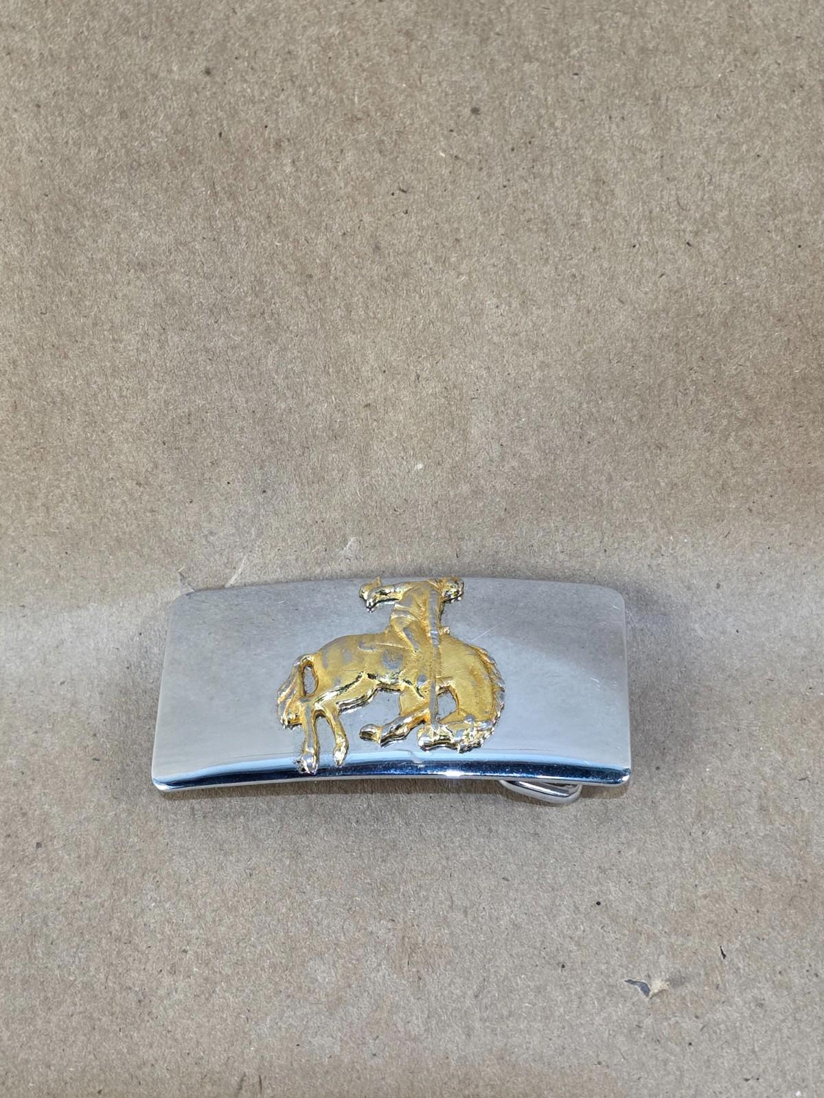 Vintage Country Western Bronc Rider Belt Buckle