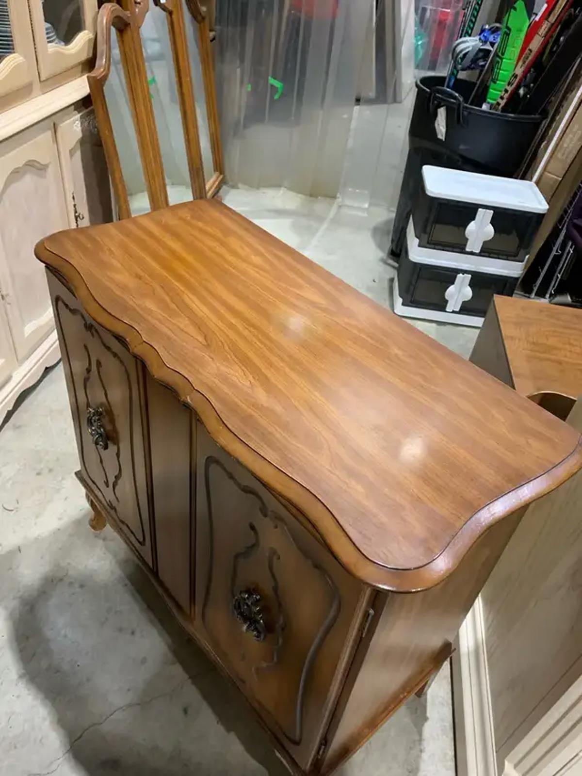 Vintage Wooden Cabinet with drawer