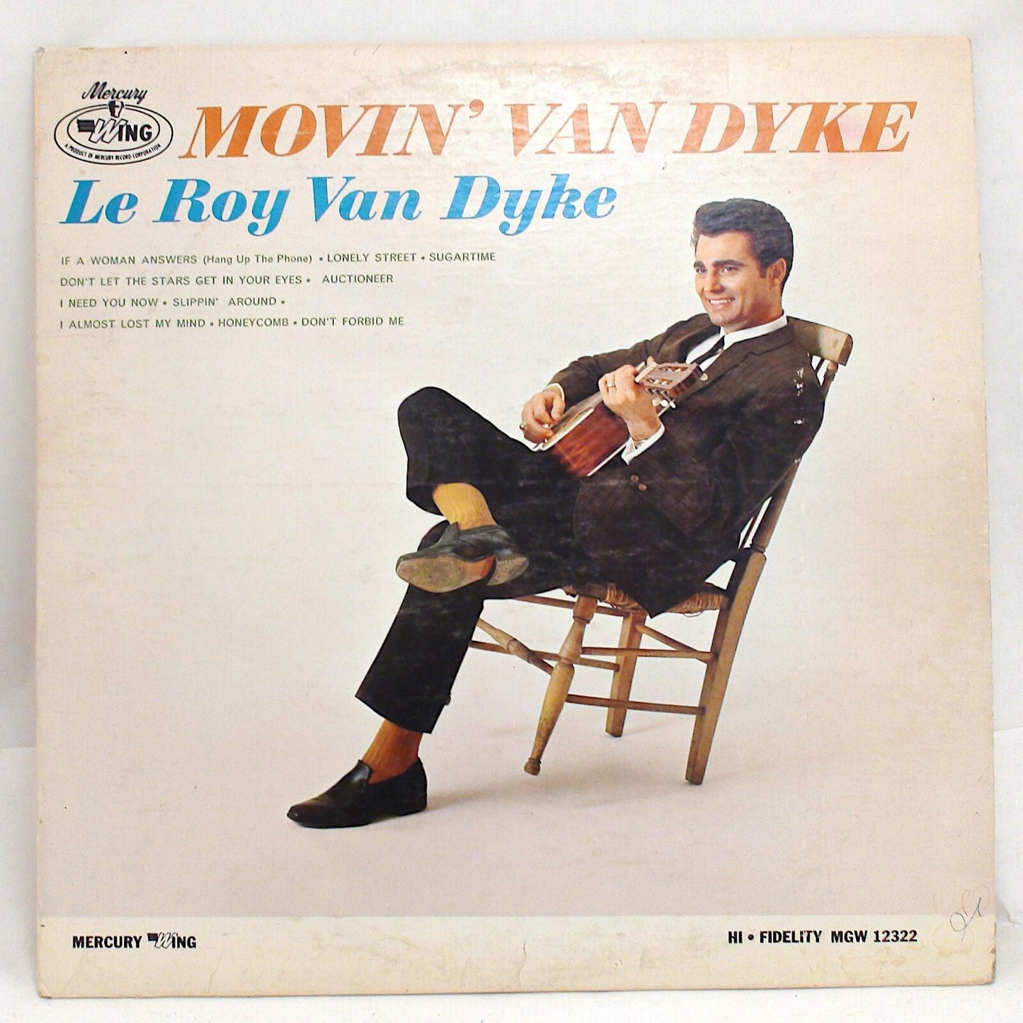 Le Roy Van Dyke Movin' Van Dyke Vinyl Album Record LP - Fair