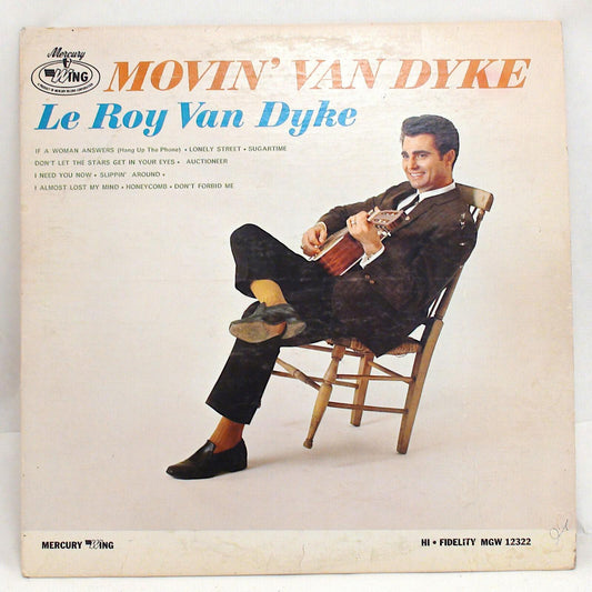 Le Roy Van Dyke Movin' Van Dyke Vinyl Album Record LP - Fair