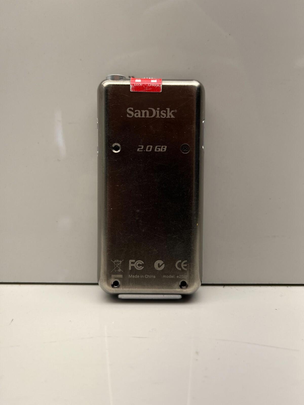 SanDisk Sansa e250 DAP MP3 Player UNTESTED