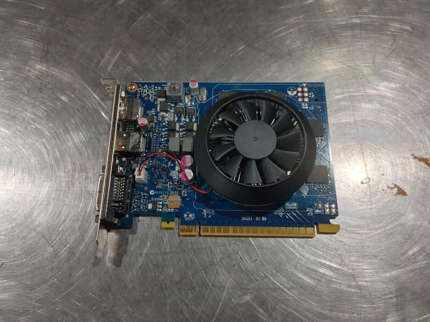 Good Condition NVIDIA P2010 GeForce GT 640 Slot-Powered GPU Blue Untested