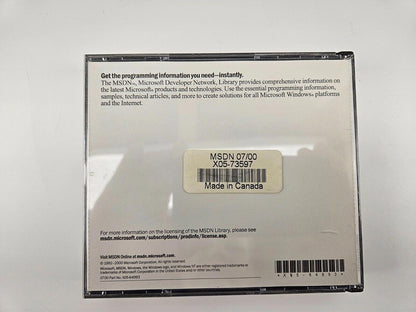 Microsoft MSDN Library July 2000 Complete 3-CD Set