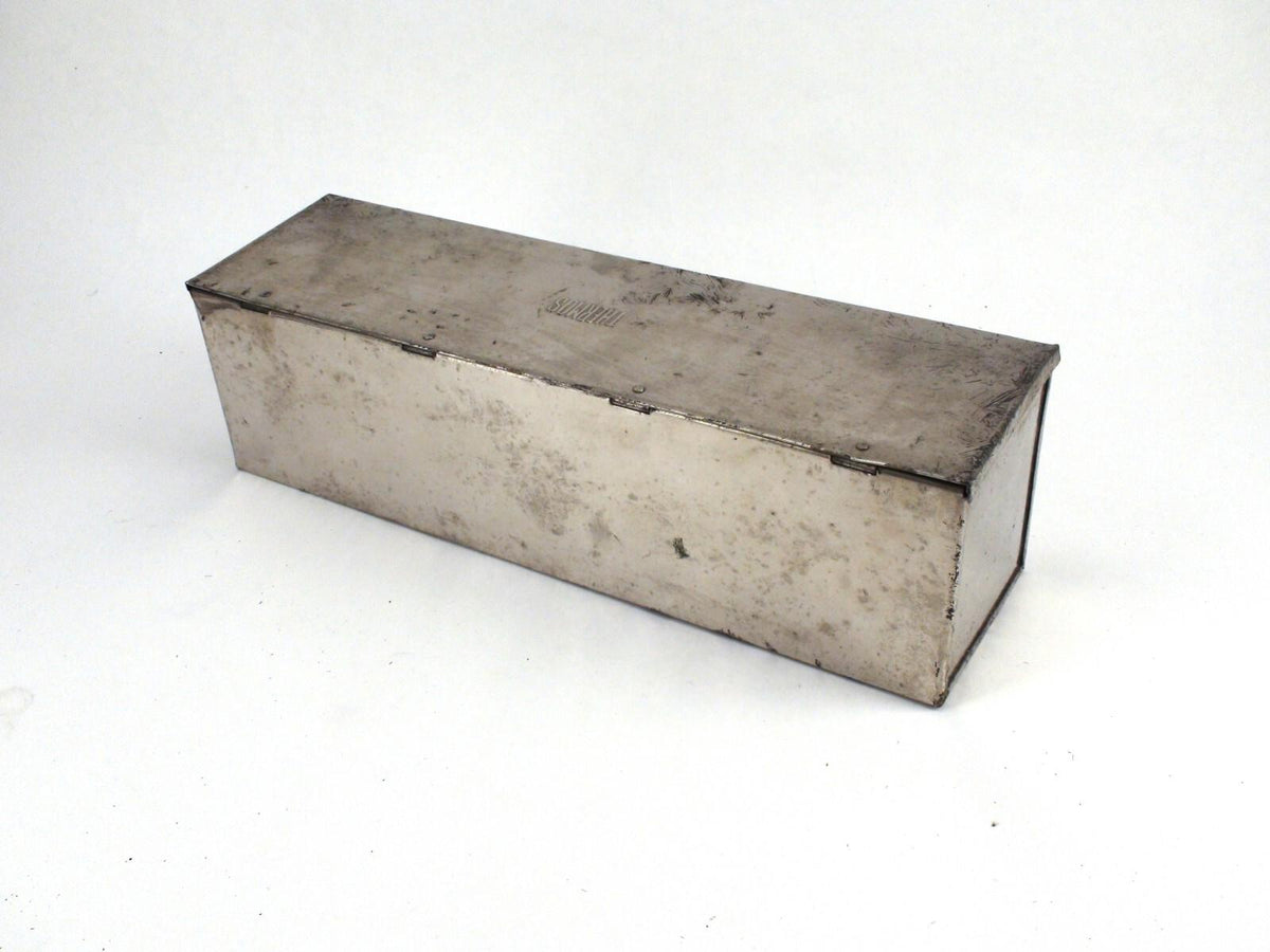 Antique Vintage Thermos Box, Metal 35cm
