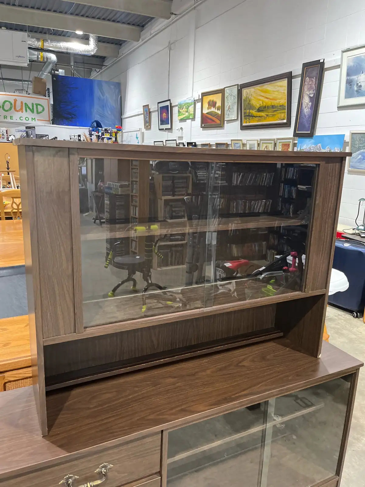 Display Cabinet - TV stand 2 pieces unit