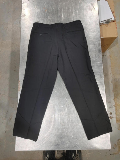 Excellent Condition Calvin Klein Men's Dress Pants Black 100% Wool Size 36x30