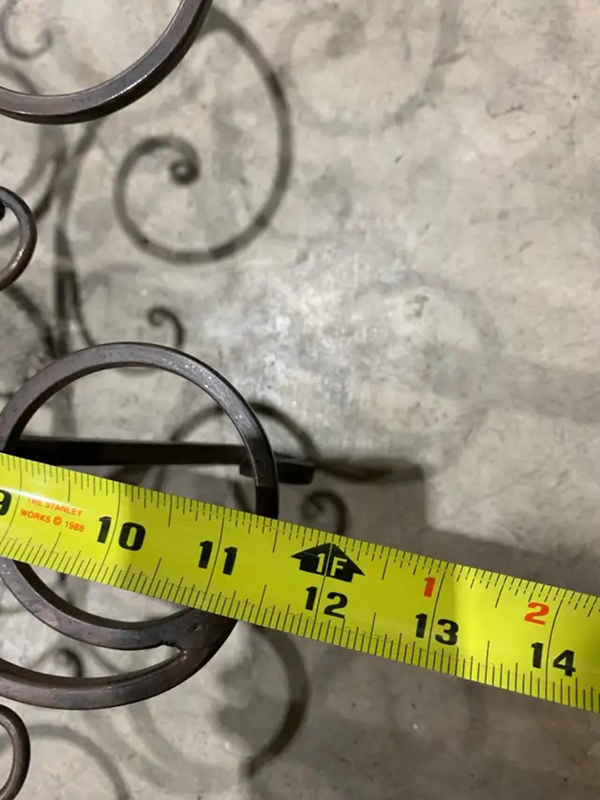 Low Spiral Metal Plant Stand