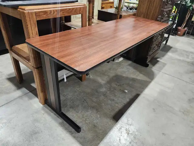 Large 6ft Metal/Wood Desk