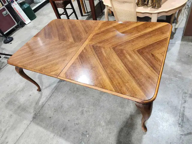 American Drew Solid Wood Extendable Dining Table