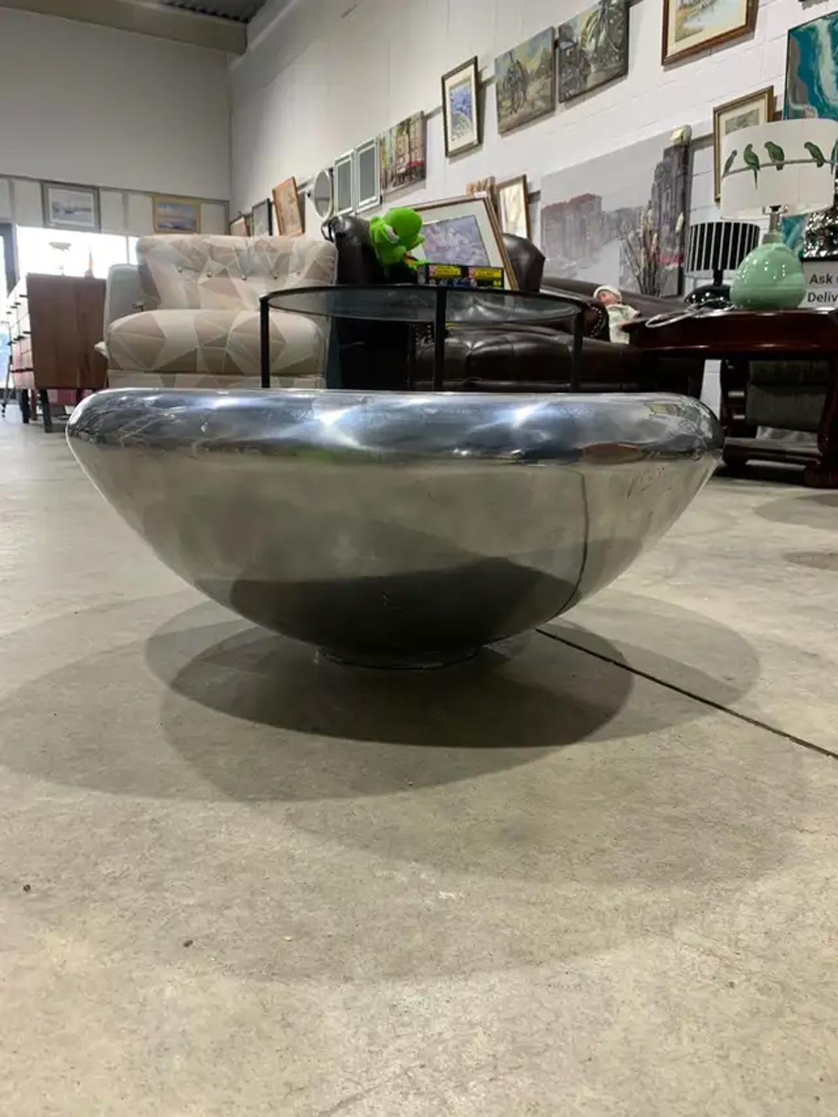 Large Silver Planter