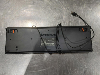 GOOD CONDITION Lenovo KB4721 USB Full size Keyboard Black