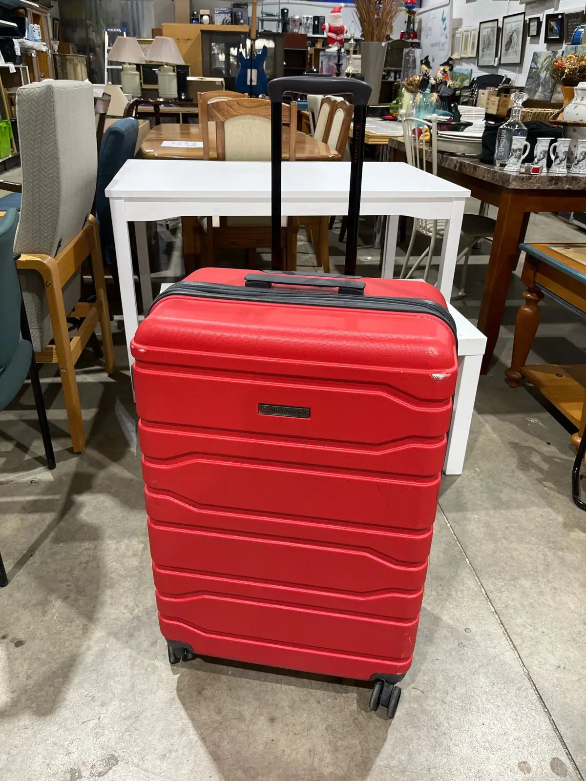 Air Canada 28inch suitcase red