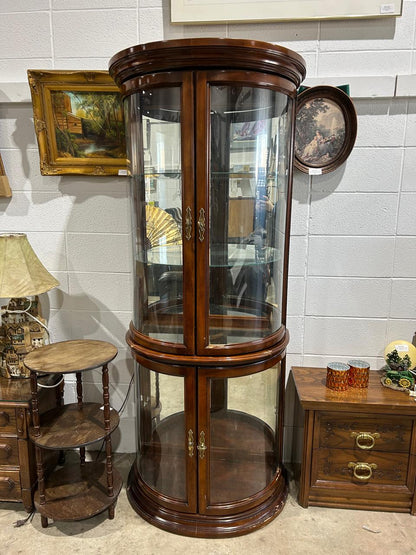 Half Moon Curio Cabinet