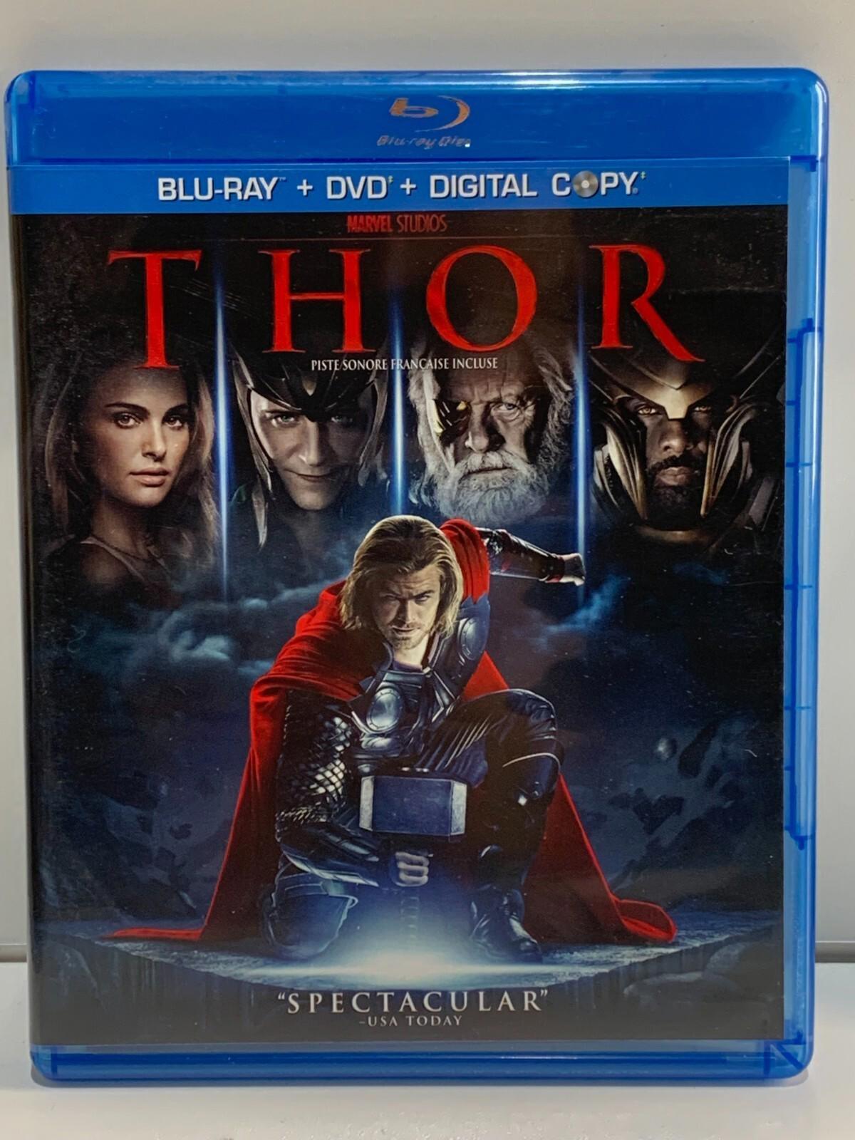 Lot of 2 Blu-Ray THOR &  Thor: The Dark World