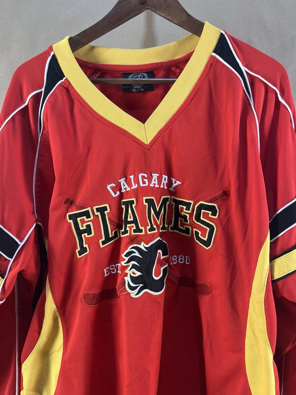 Vintage Calgary Flames Hockey Jersey (Size XL)