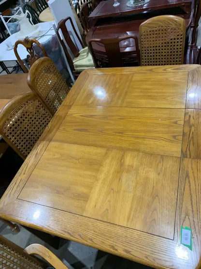 House of Braemore Oak Dining Table and Chairs Set
