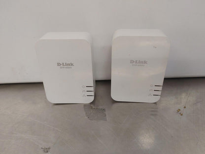 Good Conditon Lot of 2 D-Link DHP-600AV Powerline Gigabit Ethernet Adapters