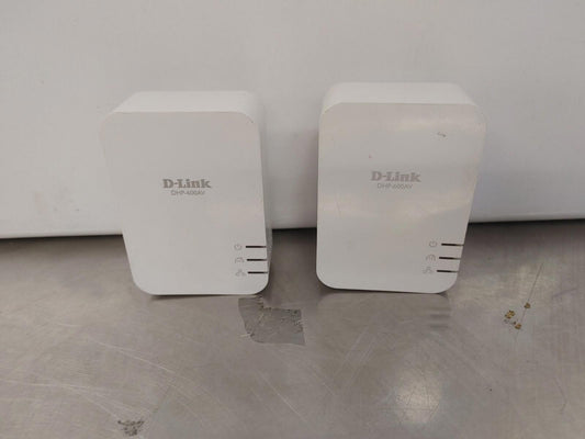 Good Conditon Lot of 2 D-Link DHP-600AV Powerline Gigabit Ethernet Adapters