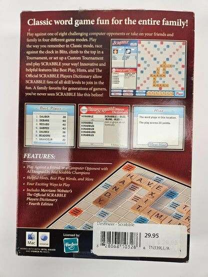 Scrabble Crossword Computer Game - PC/MAC 2007