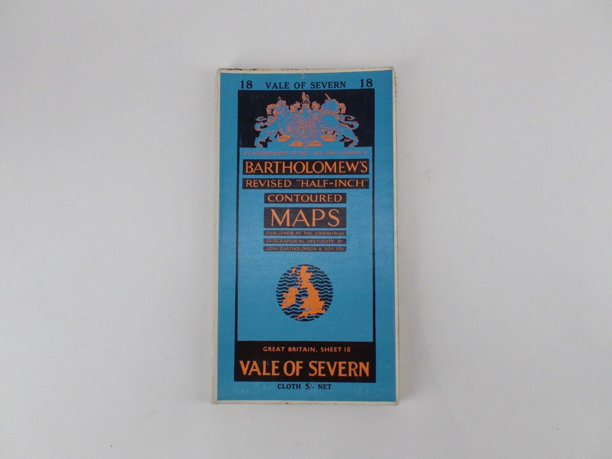 Bartholomew's Revised "Half-Inch" Contoured Maps Great Britain 18 Vale Of Severn