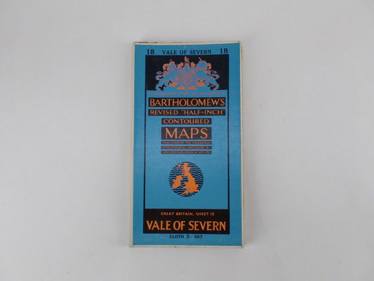 Bartholomew's Revised "Half-Inch" Contoured Maps Great Britain 18 Vale Of Severn