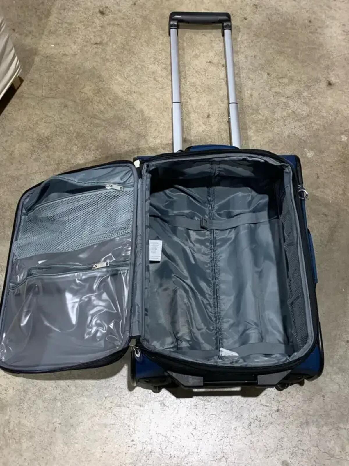 Blue American Tourister Carry-On Luggage
