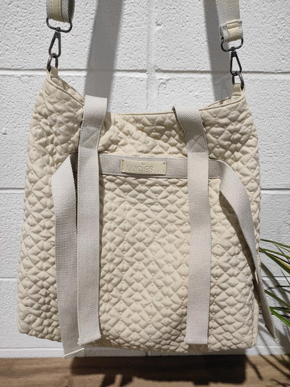 Lucies.ca Large Tote Bag Travel- Beige