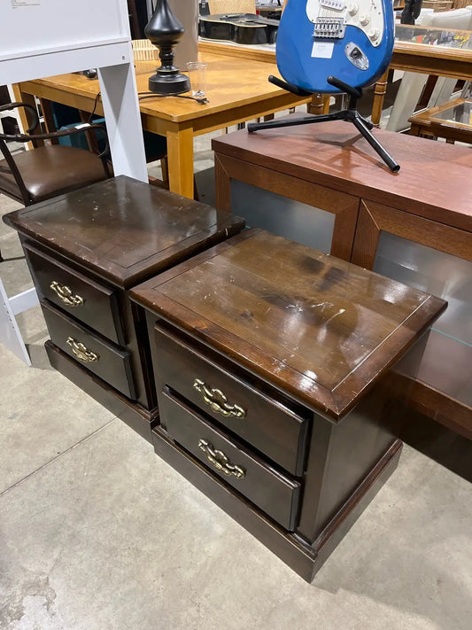 Set of two vintage nightstands