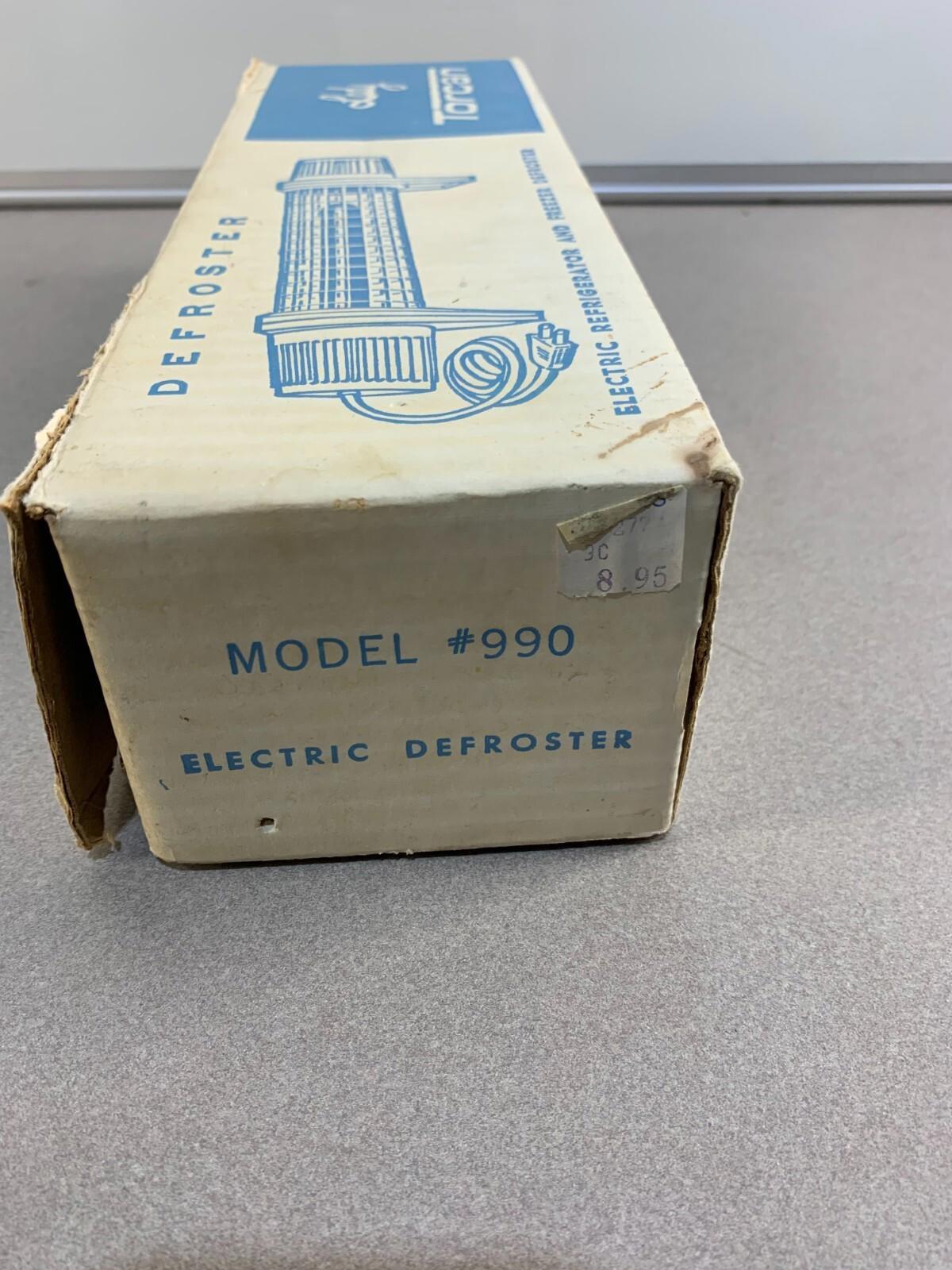 Vintage Lady Torcan Defroster Electric Refrigerator Freezer Defroster in Box