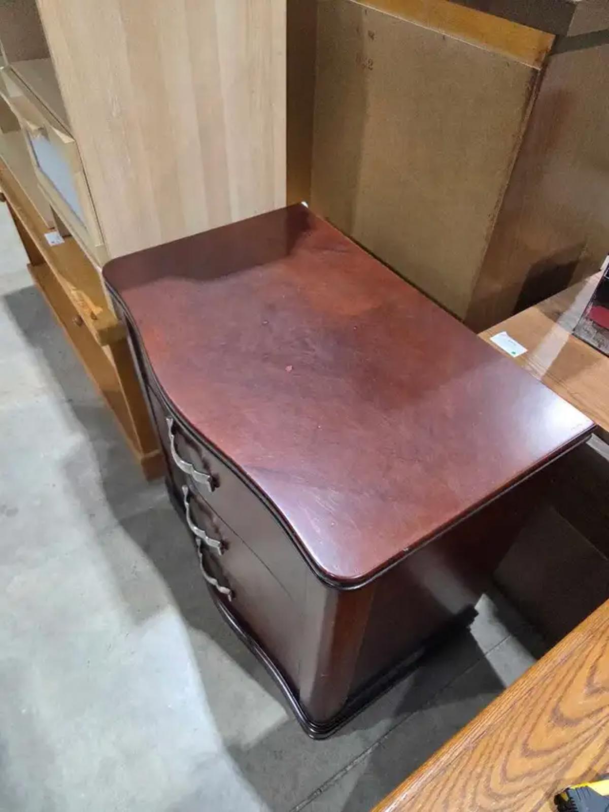 3 Drawer Cherry Nightstand/Mini Dresser