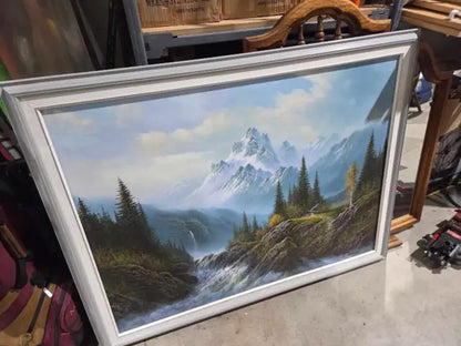 Original Mark Palaster - Mountain Oil Painting