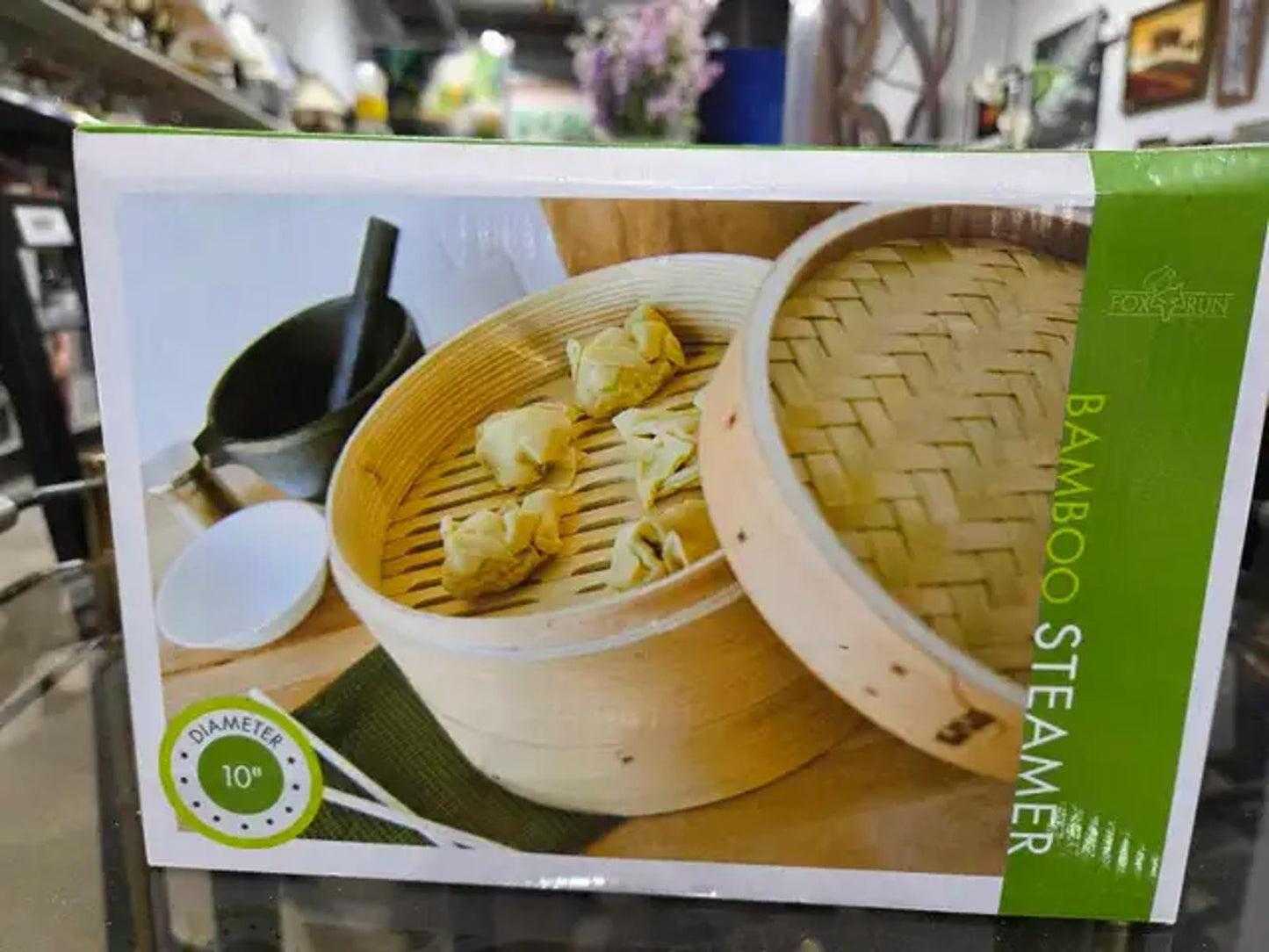Fox Run 10" Bamboo Steamer - New