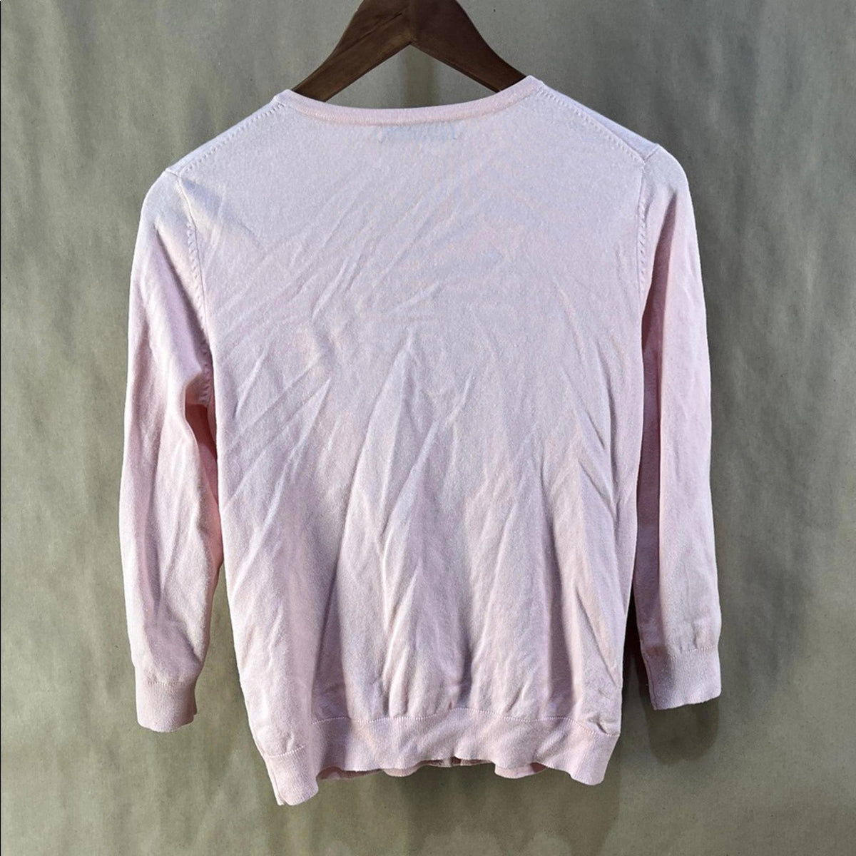 Cable & Gauge Light Pink Knit Cardigan (Size S)
