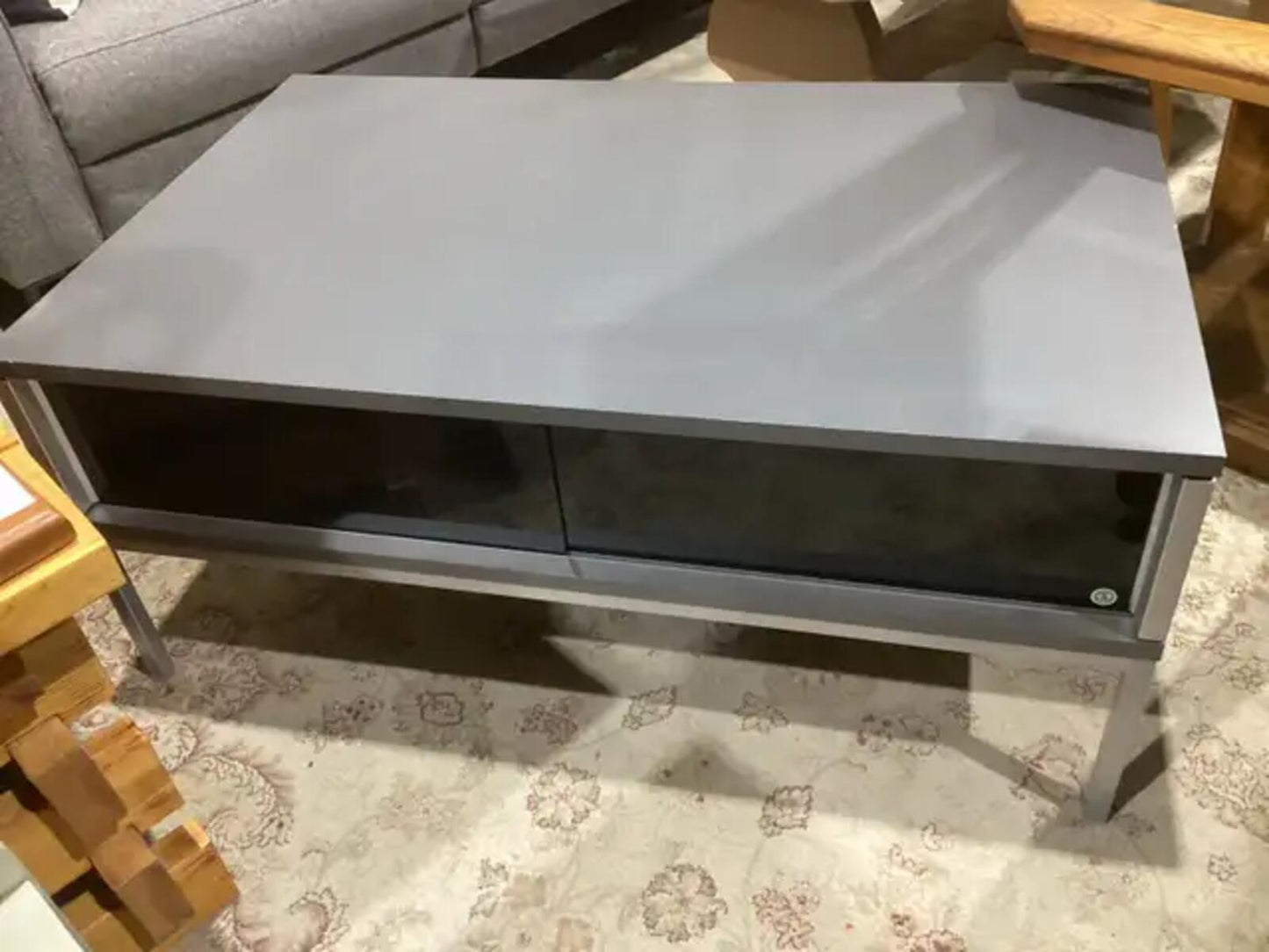 IKEA Modern Grey TV Stand