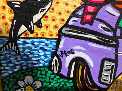 Cool Cartoon Animal Painting