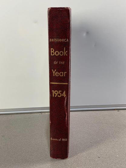 Vintage Encyclopedia Britannica Book Year 1954