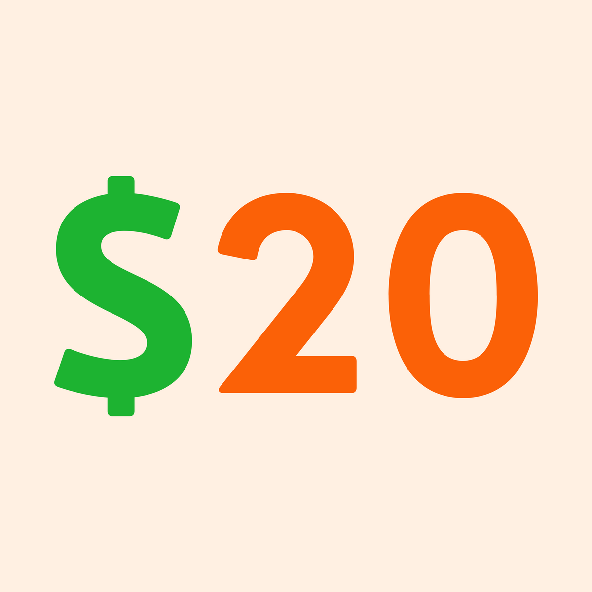 20 DOLLAR ITEM